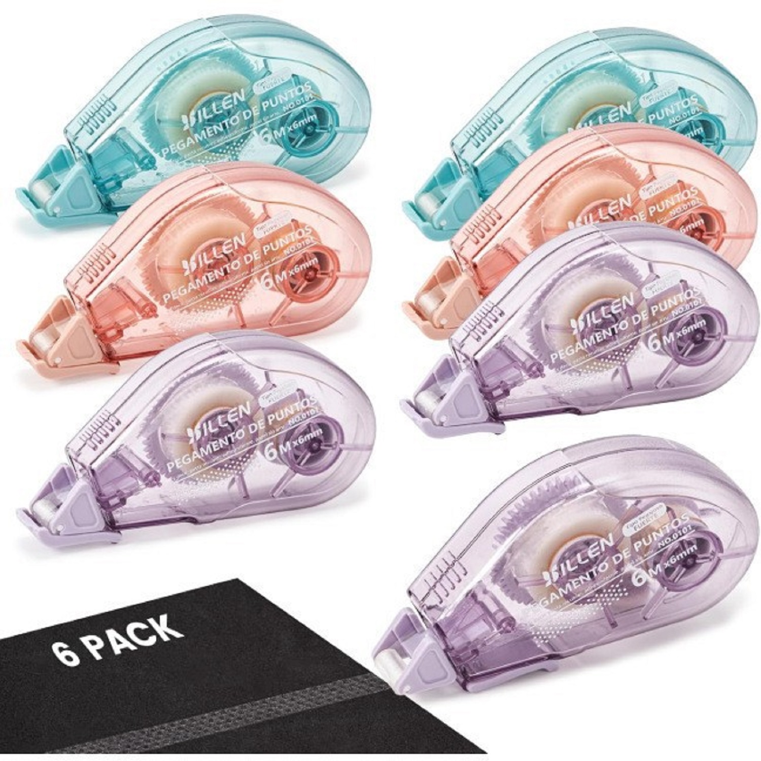 Correction Tape Roller - Makeasy スクラップブックテープ 両面テープ ローラー クラフト用 接着剤