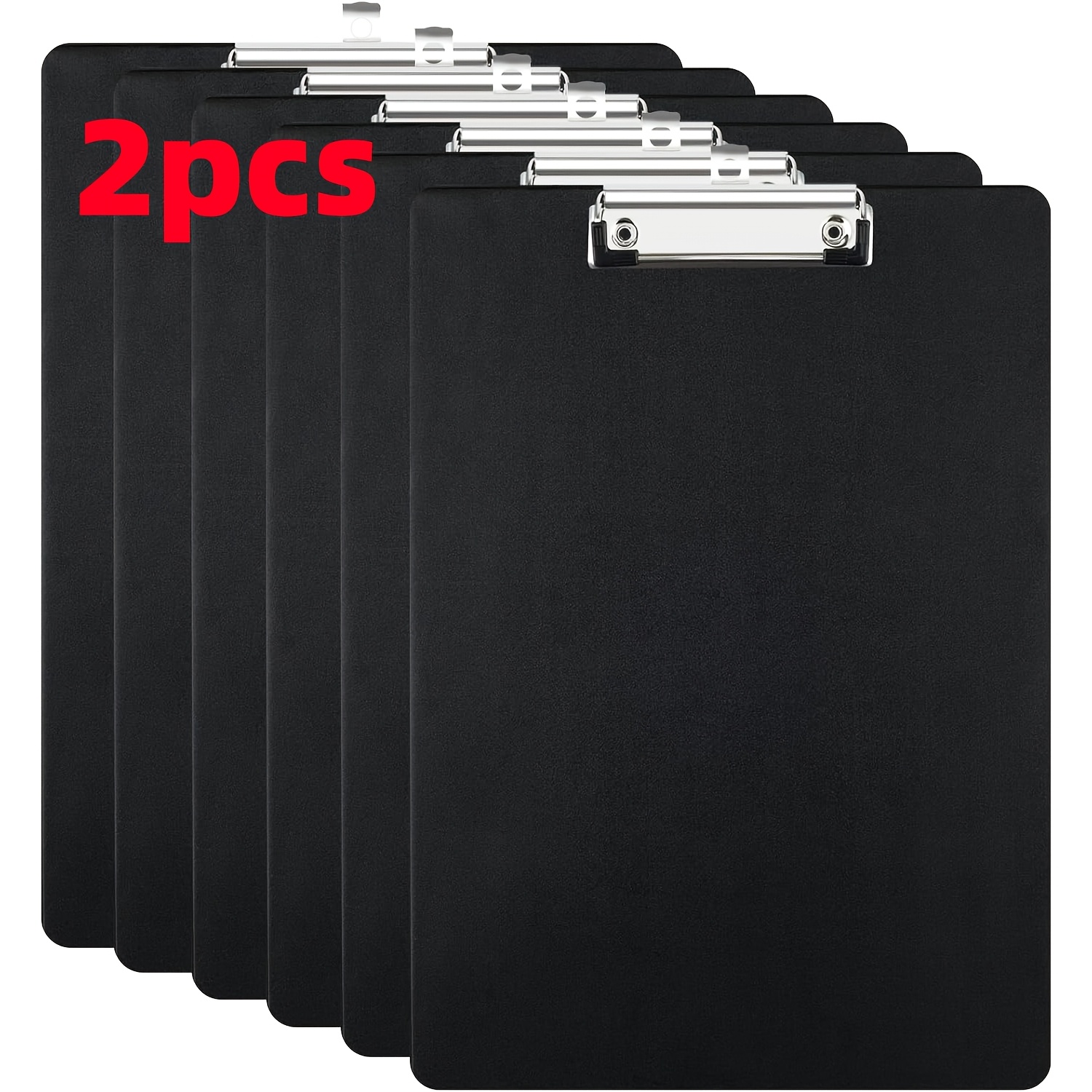 Binder Clip Assorted - 1/2個入りA4クリップボード、クリップボードフォルダー、バインダークリップ付きライティングボード、金属クリップ、メモ、書類、図面に最適