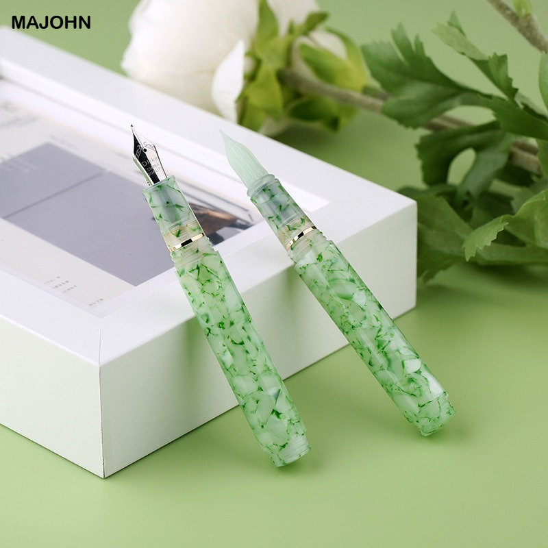 Fountain Pen Ink - MAJOHN N8樹脂ガラスディップペンインクペン手作りペン先ビジネスライティング万年筆文房具オフィス学校用品