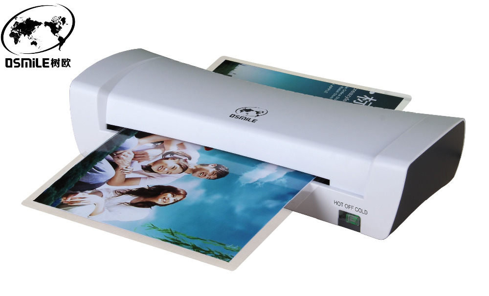 Document Laminator Pouch - L200 a4ホットおよびコールドドラミネート機ドキュメントフォトペーパーカード画像ホームオフィス用ペインティングラミネーターEU