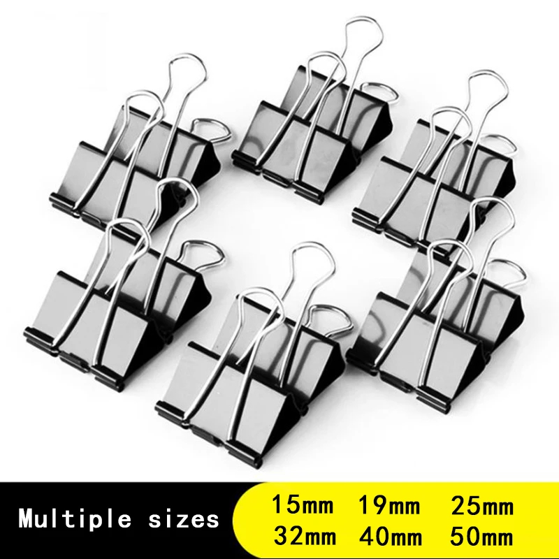 Binder Clip Assorted - 10/20 個金属ペーパークリップ 19 25 32 41