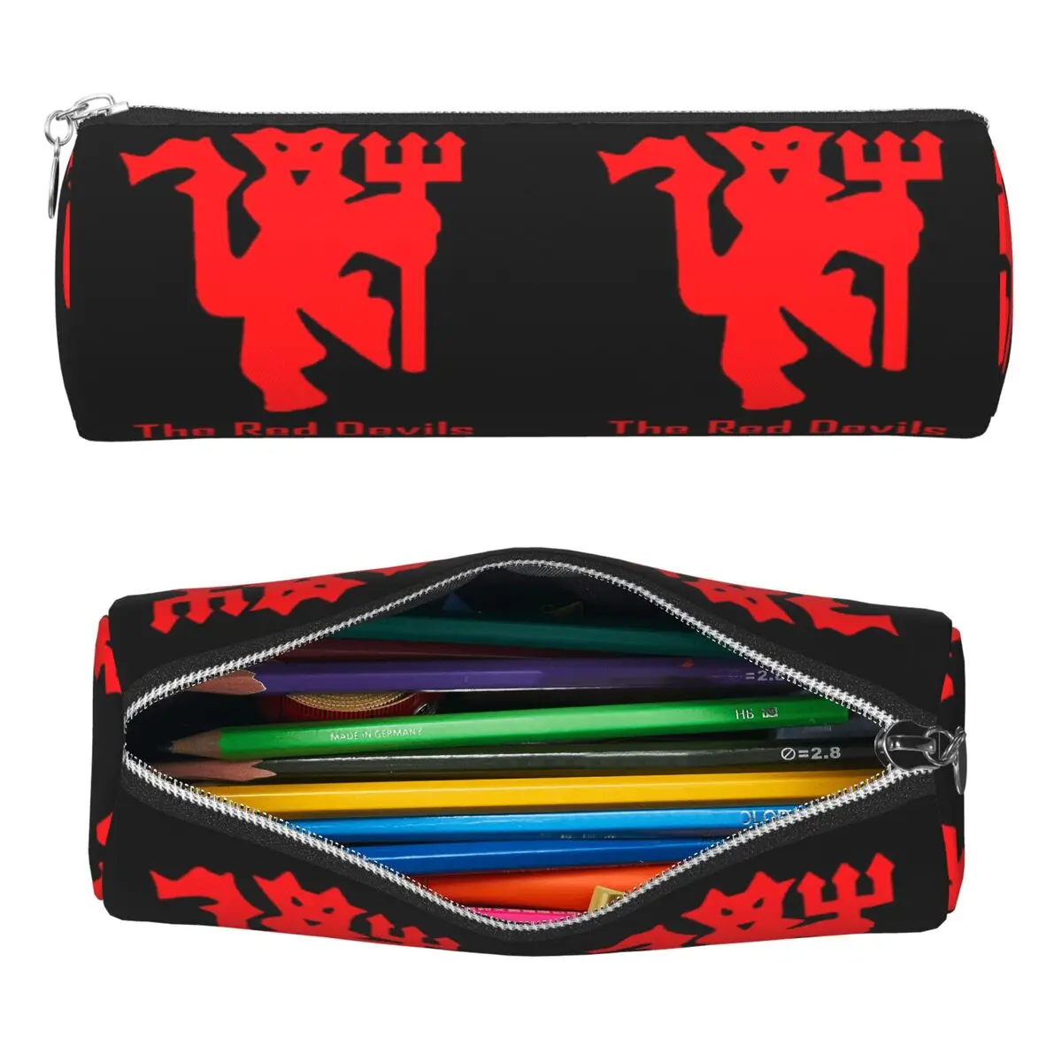 Manchester Stationery Office Supply & School Stationery Store Photos - デビルズ・オブ・マンチェスター、マンチェスター・イズ・レッド ペンケース ペンポーチ シリンダーペンボックス ペンバッグ 学生用文具用品
