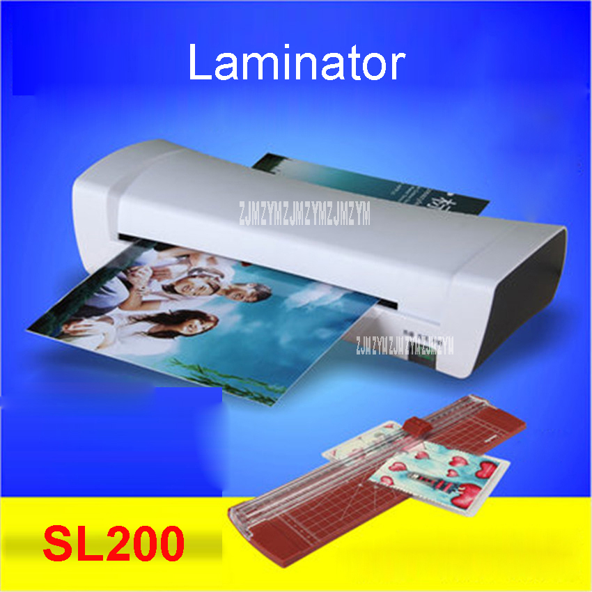 Document Laminator Pouch - SL200 白 A4 写真ラミネーターオフィスホット & コールド熱ラミネートのための専門