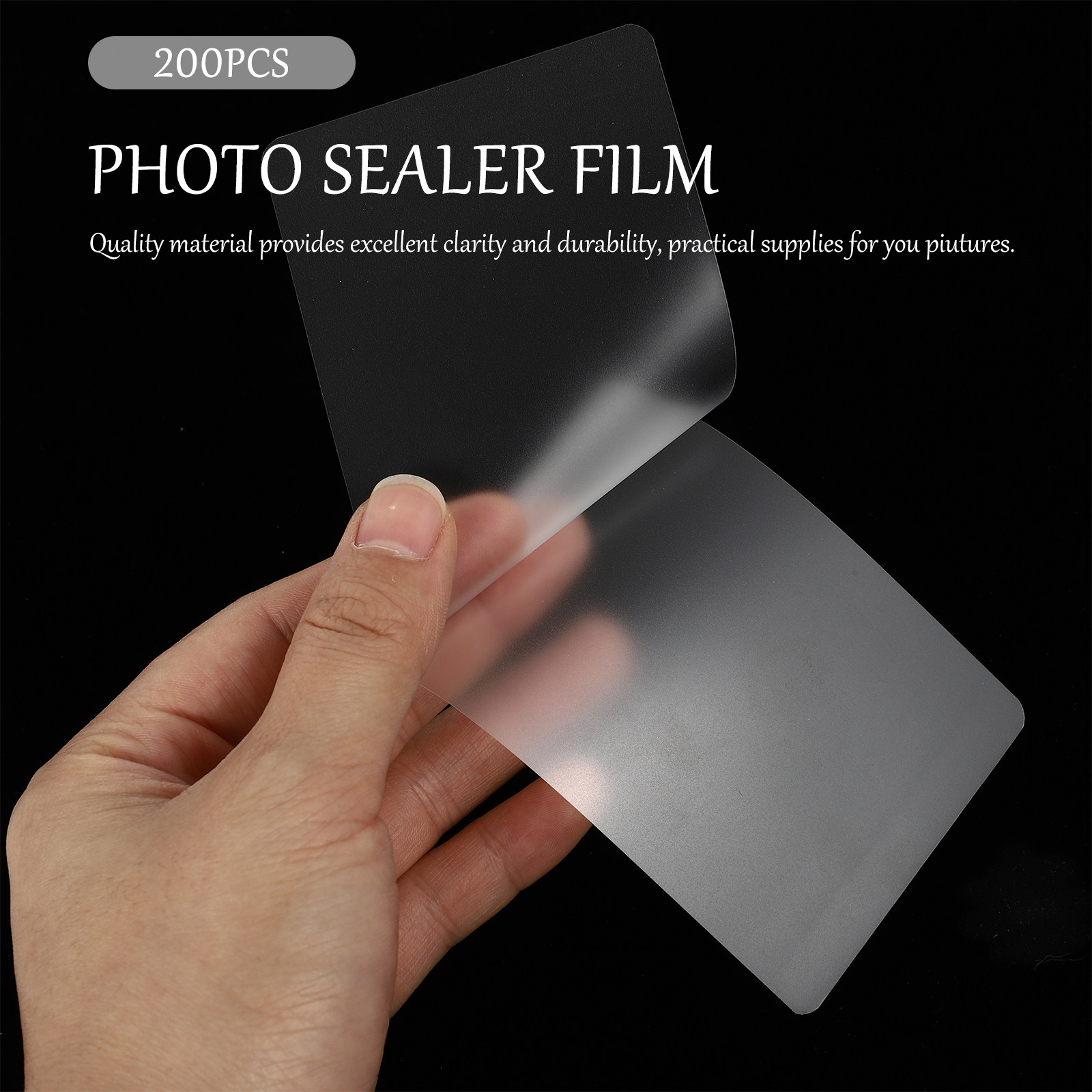 Document Laminator Pouch - 200 個ラミネートシート防水保護フィルム写真シーリング用品ドキュメントシーラーポーチ家庭用