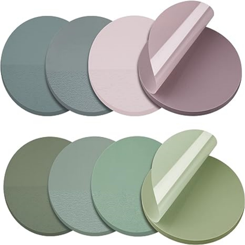 Index Tab Divider - Morandi 付箋 400 枚、透明防水ラウンド半透明付箋ラベル、本に注釈を付けるための付箋タブ