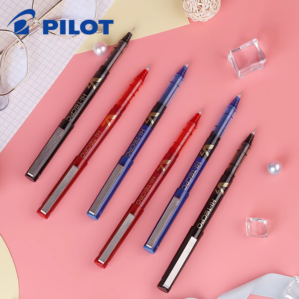 Gel Ink Pen Set - 12本入りパイロットゲルペンセット BX-V7 ニードルチップの先端が滑らかで、インクが速乾性があり、破れにくい、鮮明な文房具