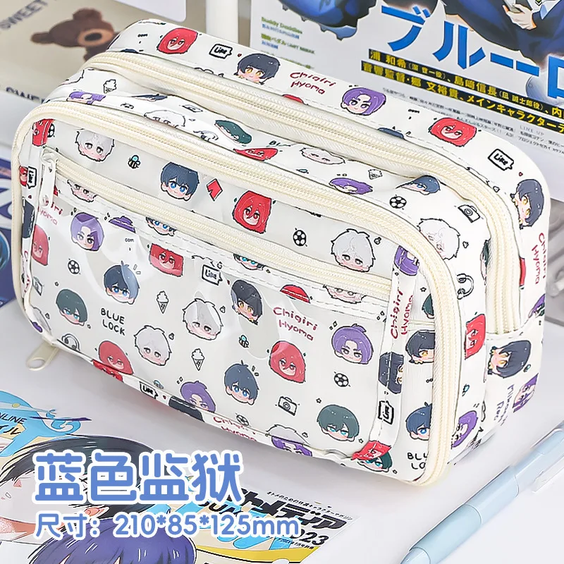 Stationery Office - アニメブルーロックイタバッグペインポーチかわいい鉛筆ケース漫画文具ホルダーバッグペンケース学生学用品キッズギフト