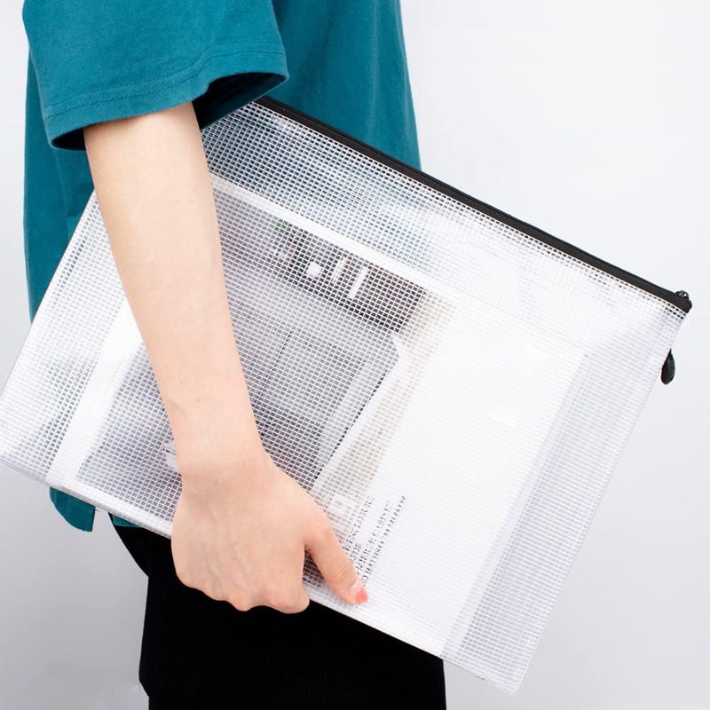 メッシュジッパー収納袋ドキュメントバッグ防水ファイルポーチフ - Portfolio Folder Zip のレビューと価格