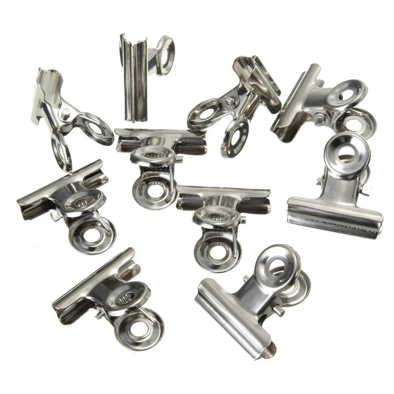 お手頃価格のシルバートーンメタルオフィス用紙ドキュメントバイ - Binder Clip Assorted のレビューと価格