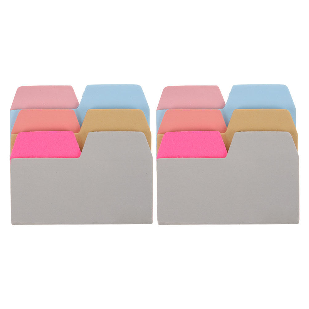2枚入り粘着インデックスタブ 6色 書き込み可能 再貼り付け - Index Tab Divider のレビューと価格