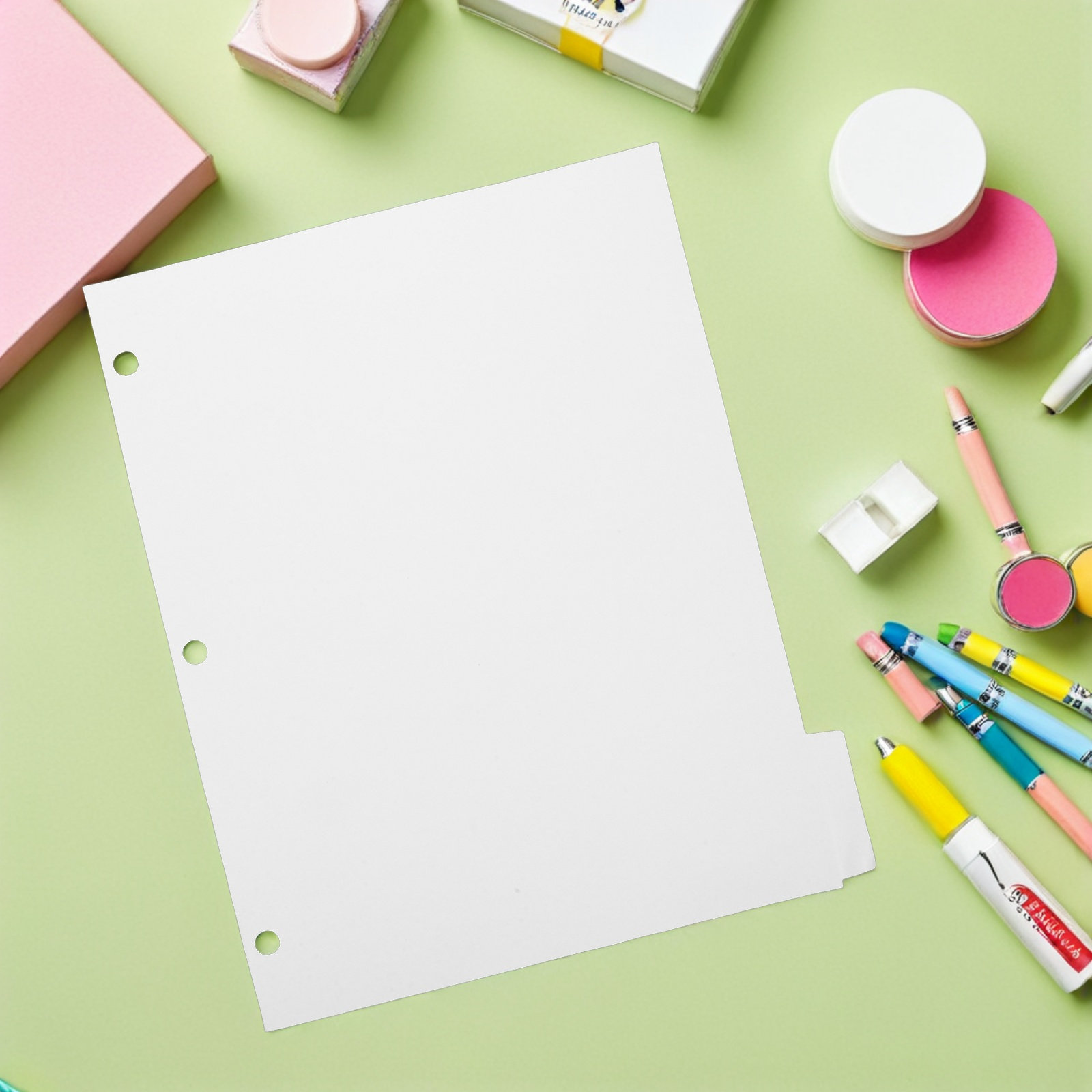 4セットの空白の書き込み可能なバインダーディバイダー、11x - Index Tab Divider のレビューと価格