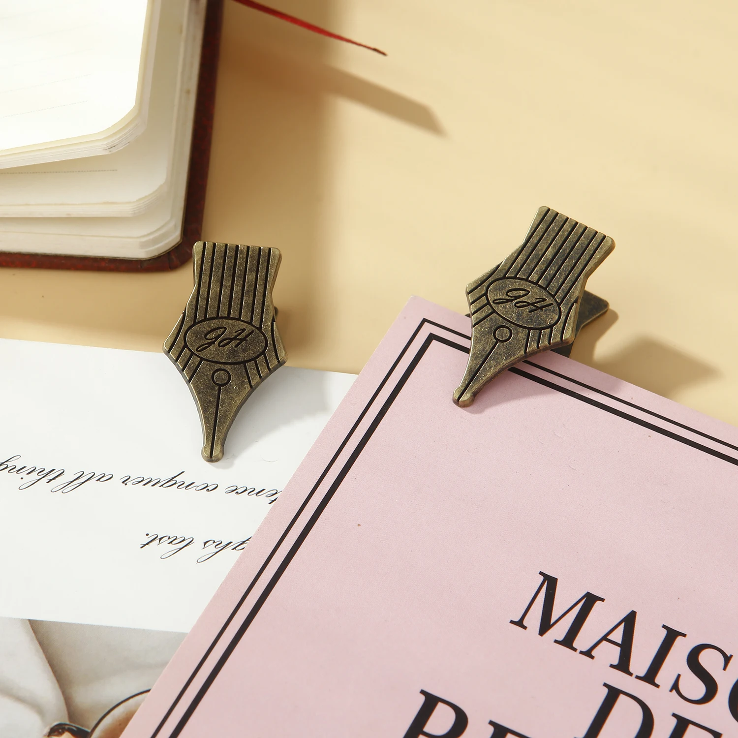 ペン先ノートブックバインダークリップ亜鉛合金ロングテールホル - Binder Clip Assorted のレビューと価格
