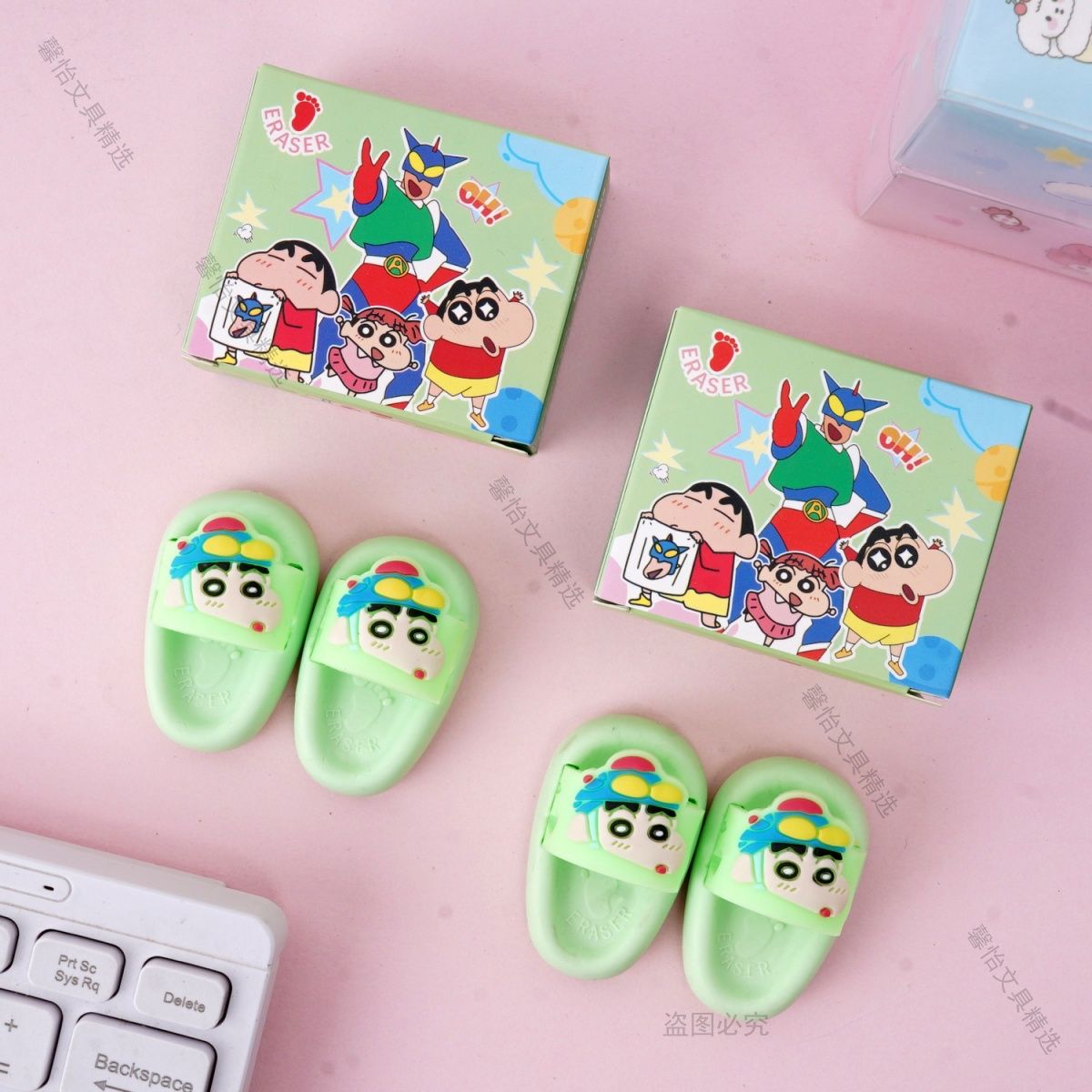 クレヨンしんちゃん スリッパ型消しゴム かわいい3D漫画風  - Stationery Office のレビューと価格