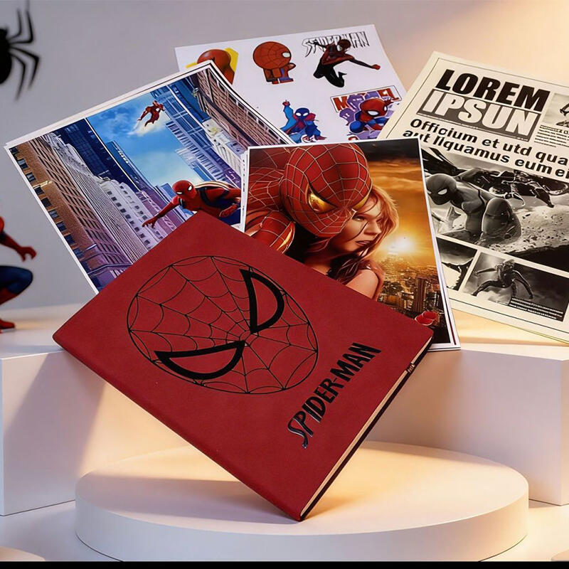 スパイダーマン A5 Pu レザーノートブック厚いハードカバ - Journal Leather Hardcover のレビューと価格