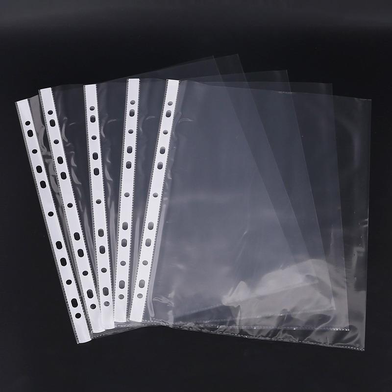 100枚入り透明A4プラスチックファイルフォルダー - 11 - Binder Clip Assorted のレビューと価格