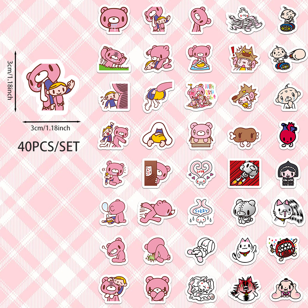 40 個漫画グルーミーベア & CHAX オールスターズステ - Memo Pad Sticky のレビューと価格