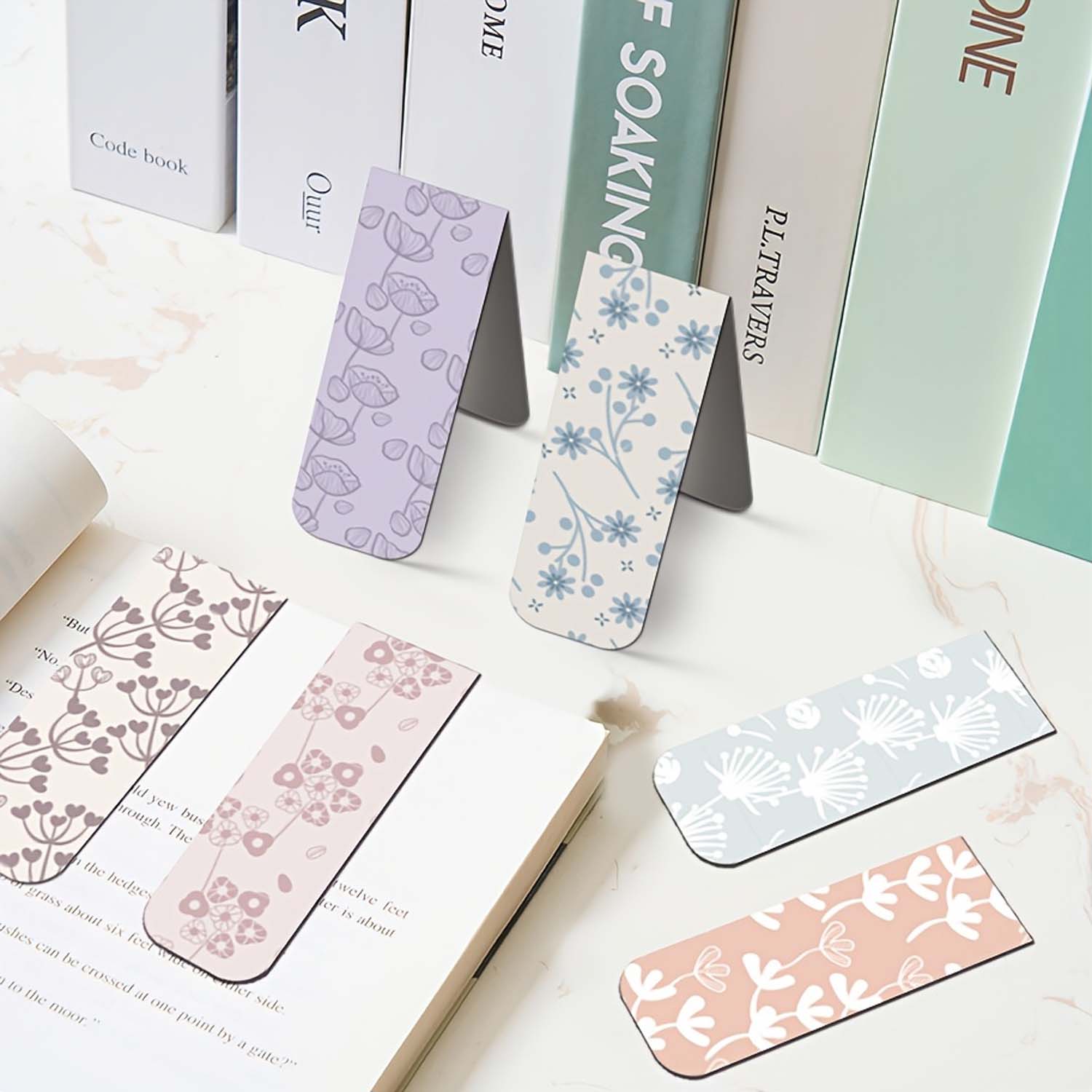 12 個の花磁気ブックマークフラワープランナー磁気ブックマー - Bookmark Magnetic Clip のレビューと価格
