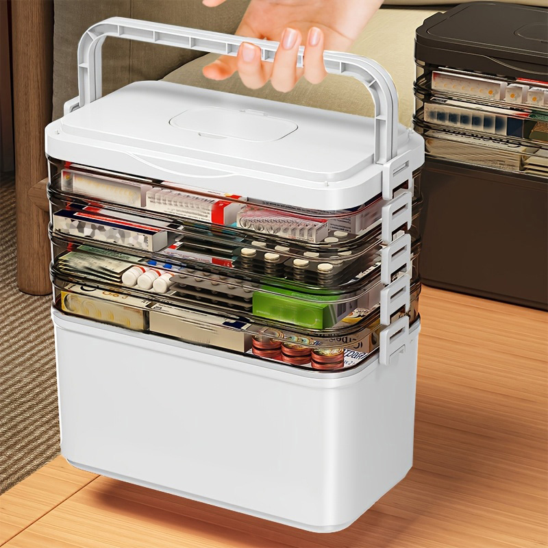 多機能多層収納ボックス、ハンドル付き、大/特大サイズ - 文 - Stationery Office のレビューと価格