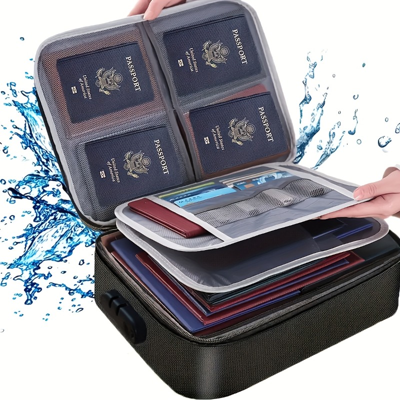 ロック可能なファイル収納バッグ、コンボロック付き3層ジッパー - Portfolio Folder Zip のレビューと価格
