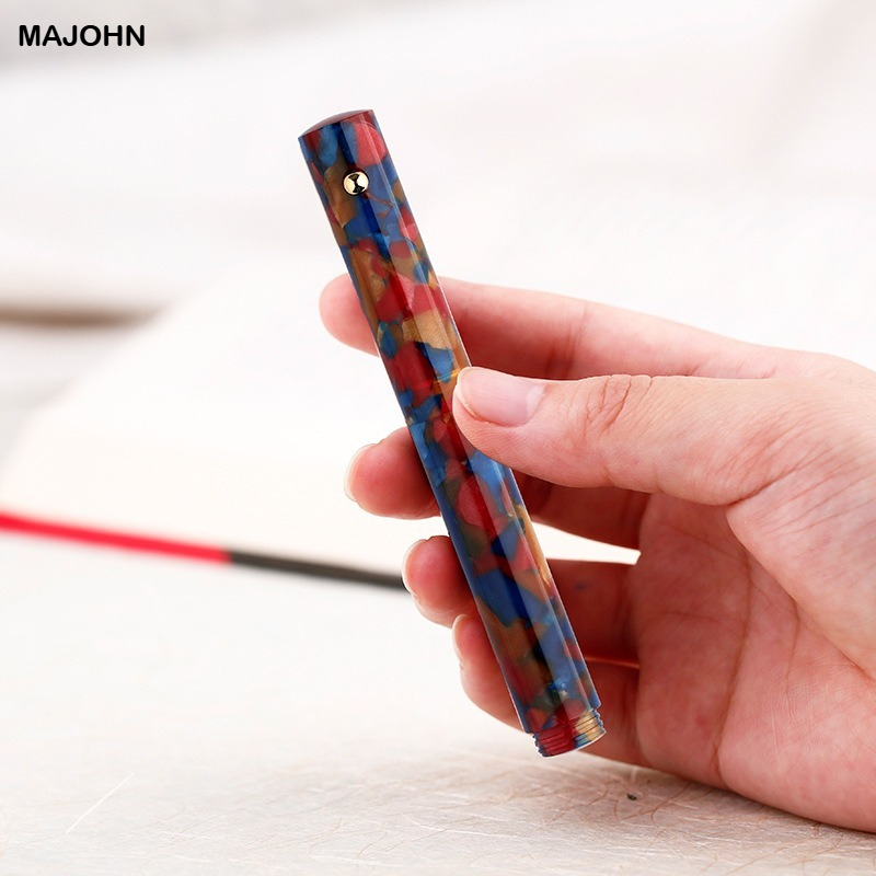MAJOHN N8樹脂ガラスディップペンインクペン手作りペン - Fountain Pen Ink のレビューと価格