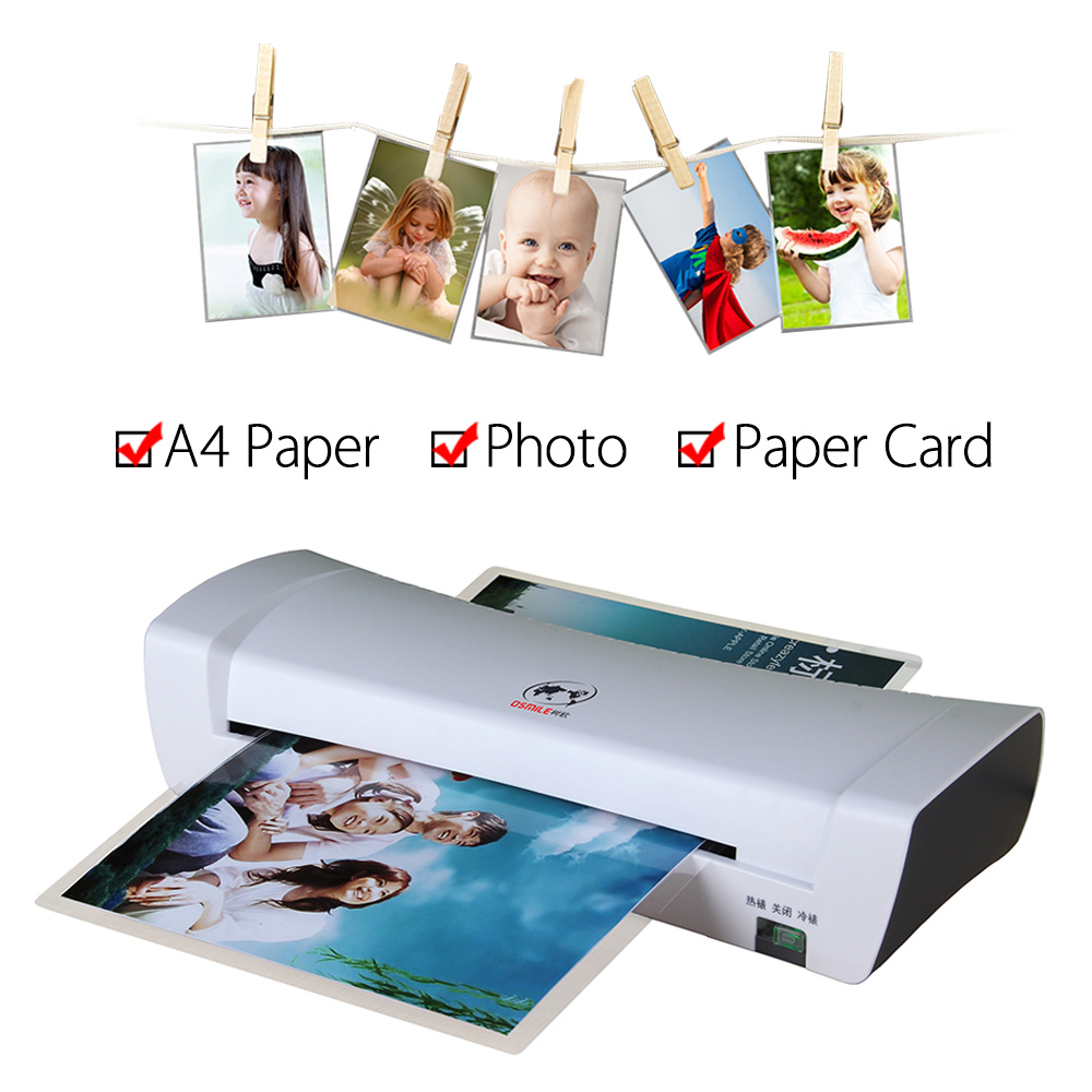 L200 a4ホットおよびコールドドラミネート機ドキュメント - Document Laminator Pouch のレビューと価格