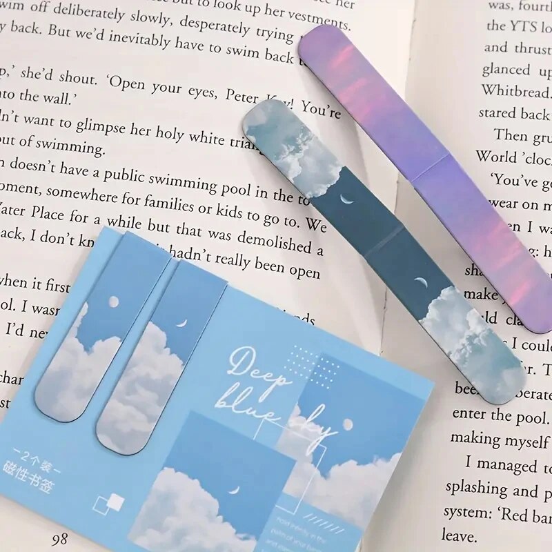 2 個の風景をテーマにした磁気ブックマークマグネットページマ - Bookmark Magnetic Clip のレビューと価格