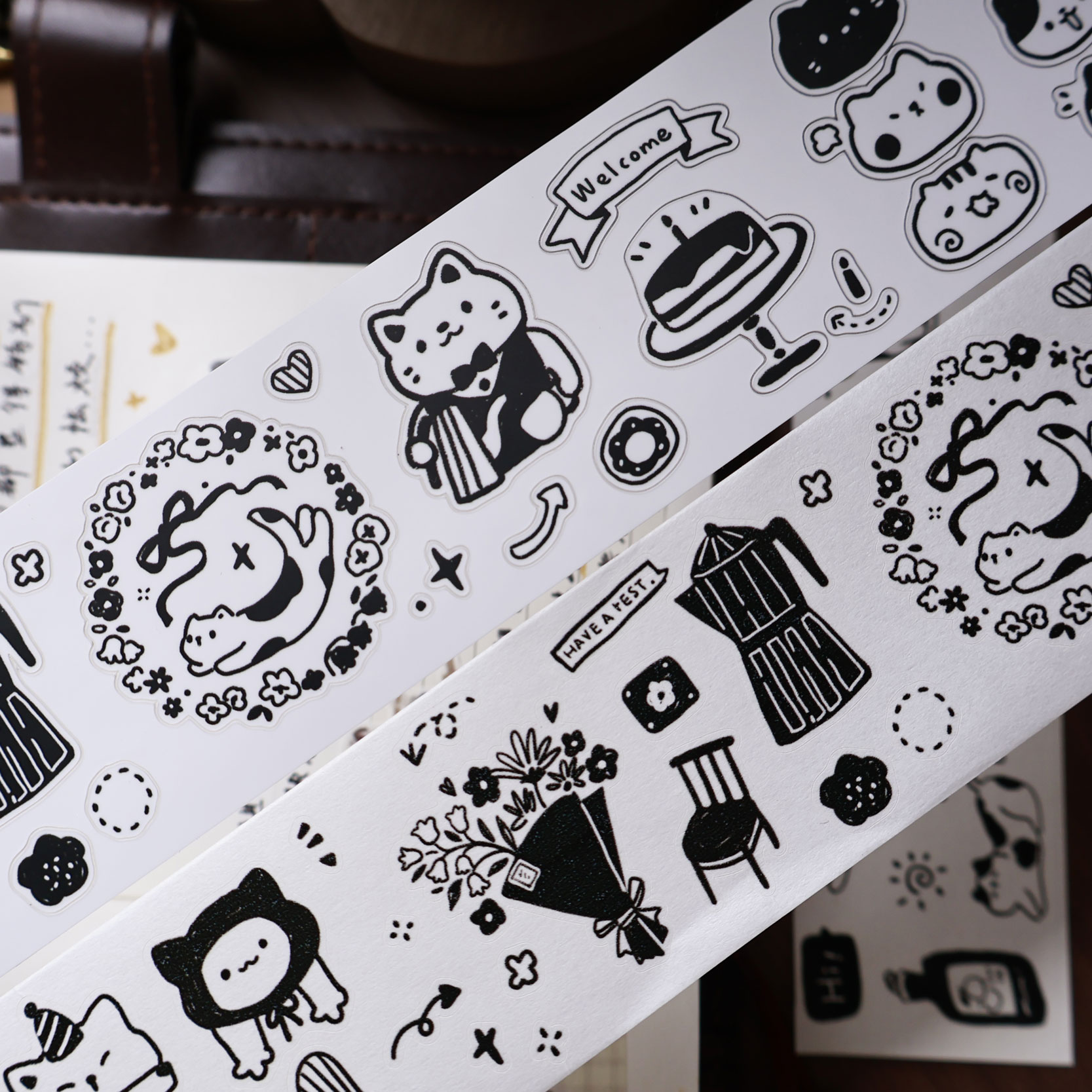 YiEr スタジオヴィンテージデイリー猫のコーヒーライフ和紙 - Washi Tape Set のレビューと価格