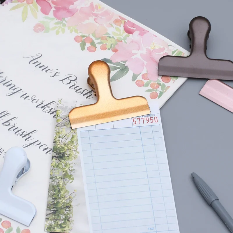 1PC 多機能ヴィンテージバインダークリップ耐久性のある金属 - Office Stationery And Supply のレビューと価格
