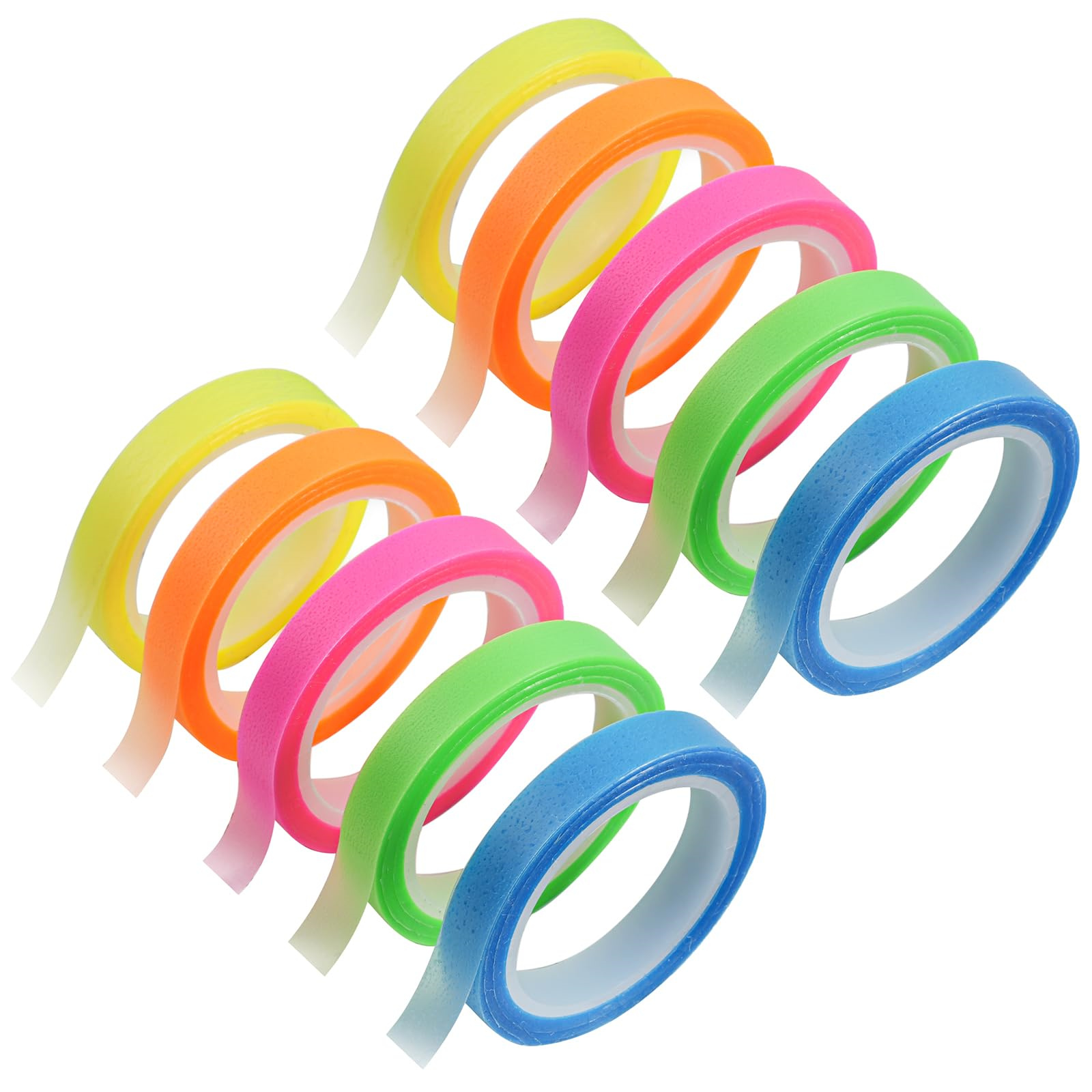 Morandi蛍光蛍光ペンインデックステープ、書き込み可能な - Correction Tape Roller のレビューと価格