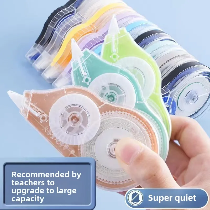 学校修正テープローラーシンプルな事務用品文房具白ステッカーテ - Correction Tape Roller のレビューと価格