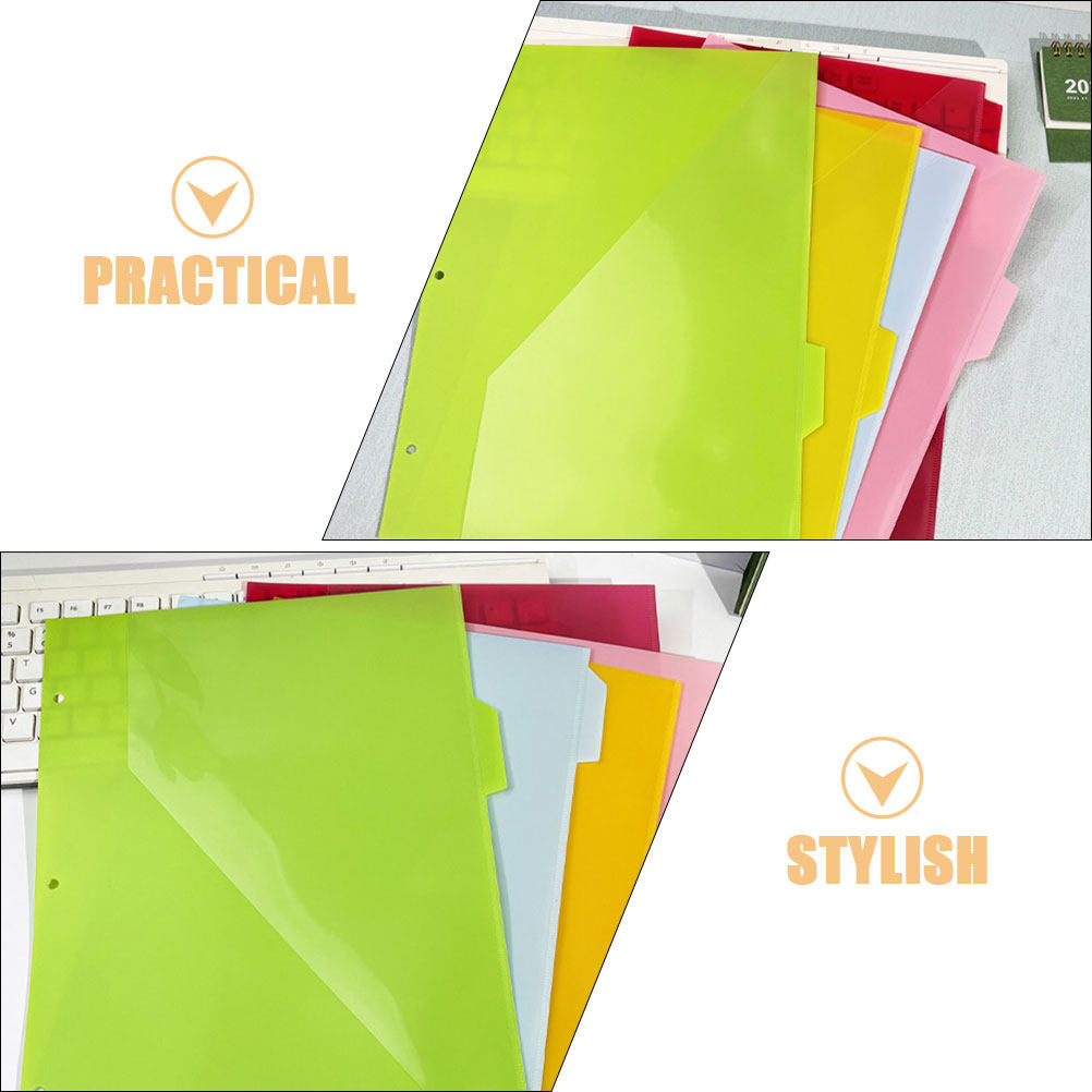 5 個 3 穴インデックスページフォルダーディバイダータブポ - Index Tab Divider のレビューと価格