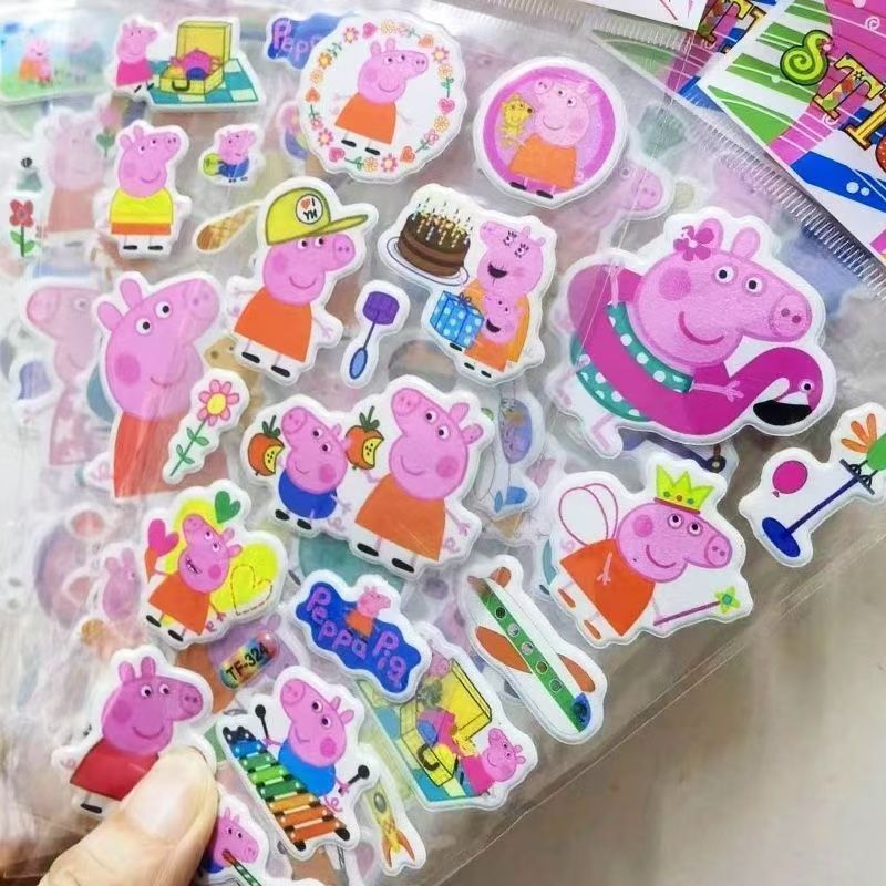 ペッパピッグ漫画ステッカー、ノートブックステッカー、男の子と - Memo Pad Sticky のレビューと価格