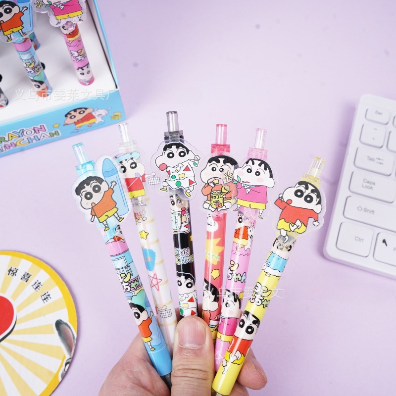 48 ピース/箱クレヨンしんちゃんポイントペン漫画インクゲル - Stationery Office のレビューと価格