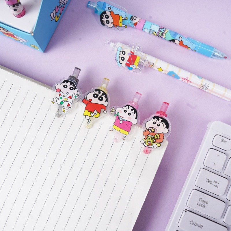 48 ピース/箱クレヨンしんちゃんポイントペン漫画インクゲル - Stationery Office のレビューと価格