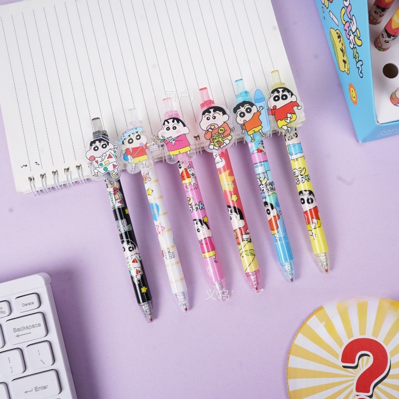 48 ピース/箱クレヨンしんちゃんポイントペン漫画インクゲル - Stationery Office のレビューと価格