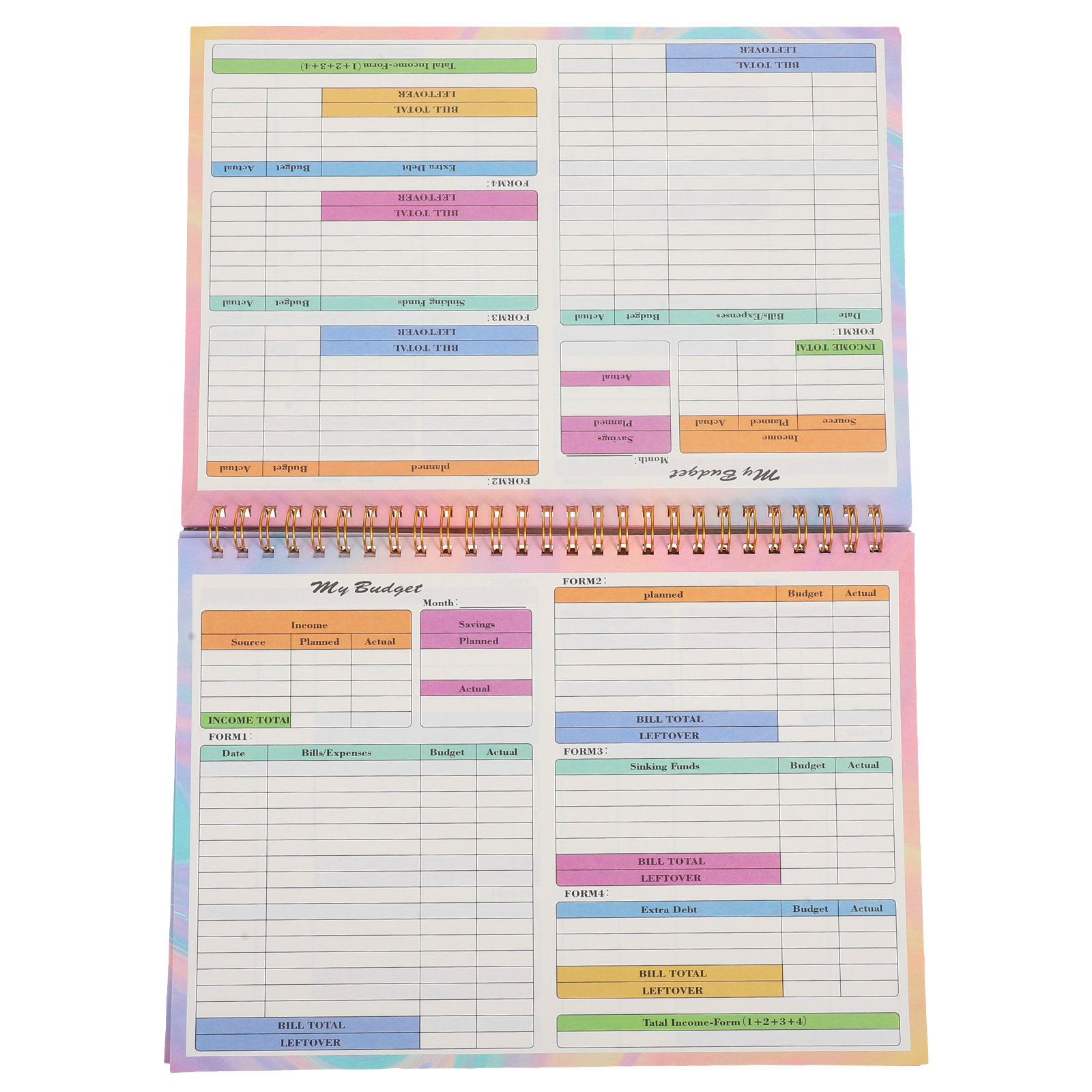 B5デイリーウィークリー財務台帳支出記録簿日付なしプランナー - Planner Weekly Budget のレビューと価格