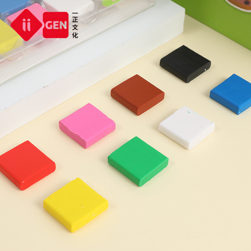 8ピース/ロット高品質キャンディーカラー混練消しゴムパテゴム - Rubber Eraser Kneaded のレビューと価格
