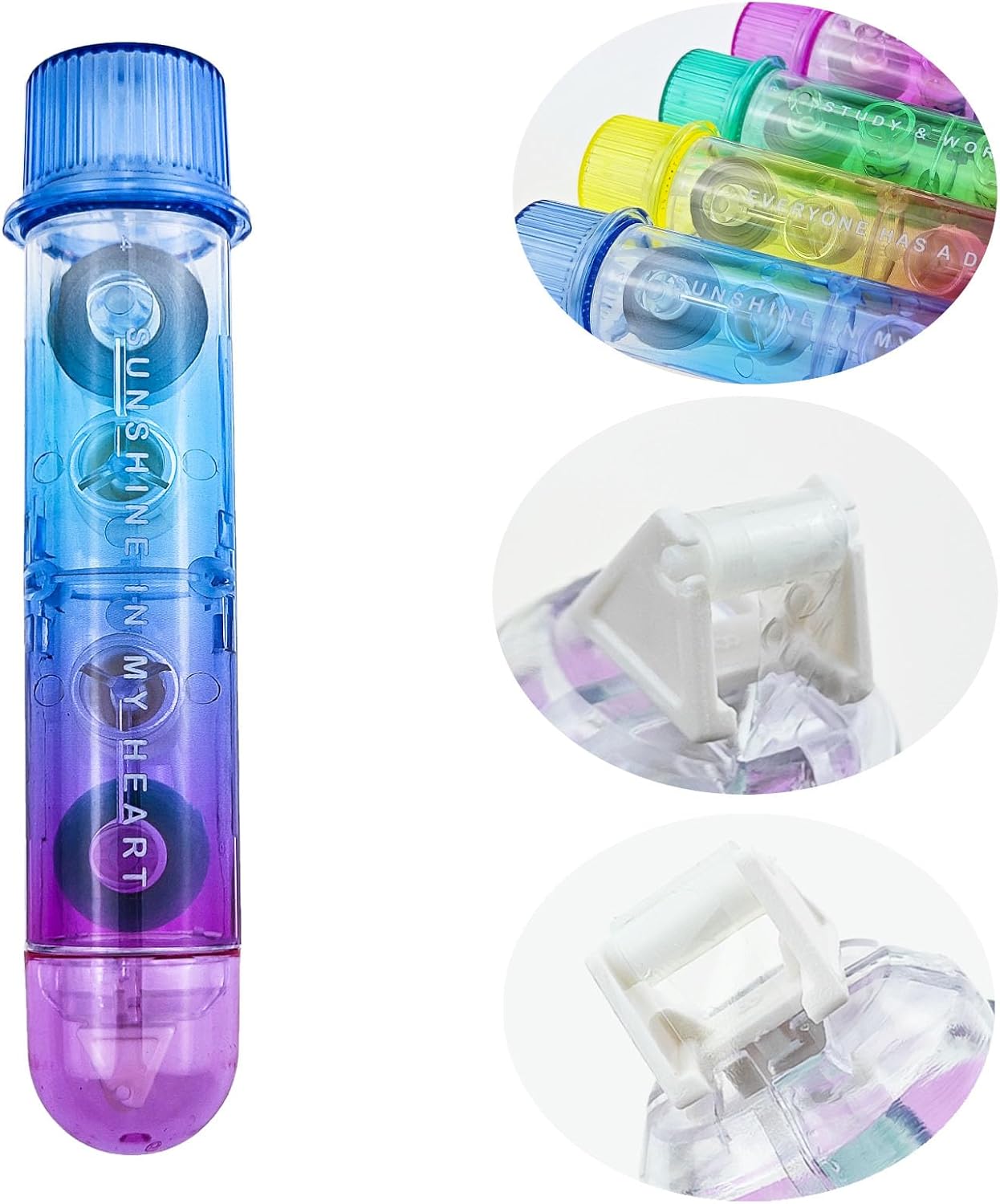 4 パック 2 In1 ホワイトアウト修正テープと粘着ドット - Correction Tape Roller のレビューと価格