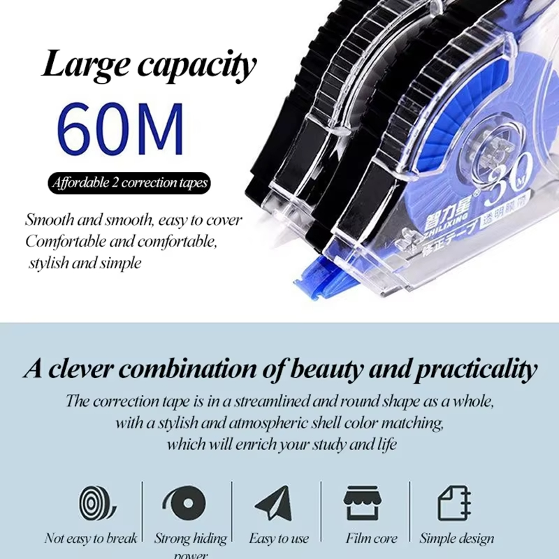 6 ピース/セット学校修正テープローラーシンプルな事務用品文 - Correction Tape Roller のレビューと価格