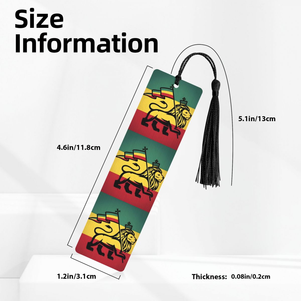 かわいいジャマイカ ラスタ旗ユダのライオン木製ブックマークチ - Lion Stationery & Office Supply(Kunshan)Co.Ltd のレビューと価格