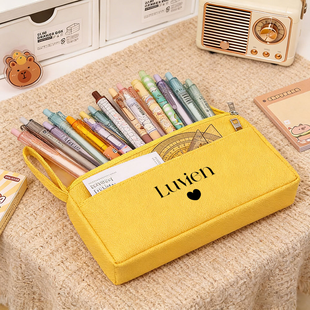 パーソナライズされた二層式ペンケース、大容量カスタマイズ、文 - Stationery Office のレビューと価格