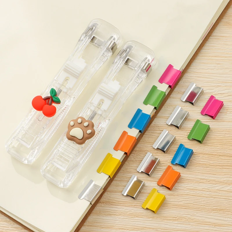 プッシュクリップホッチキスステープルリムーバーバインダープッ - Binder Clip Assorted のレビューと価格