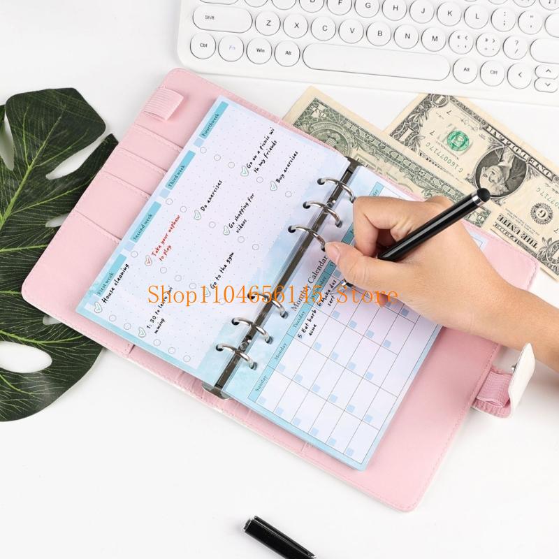ルーズリーフリフィルペーパー罫線入りシート、予算/週間/月間 - Planner Weekly Budget のレビューと価格