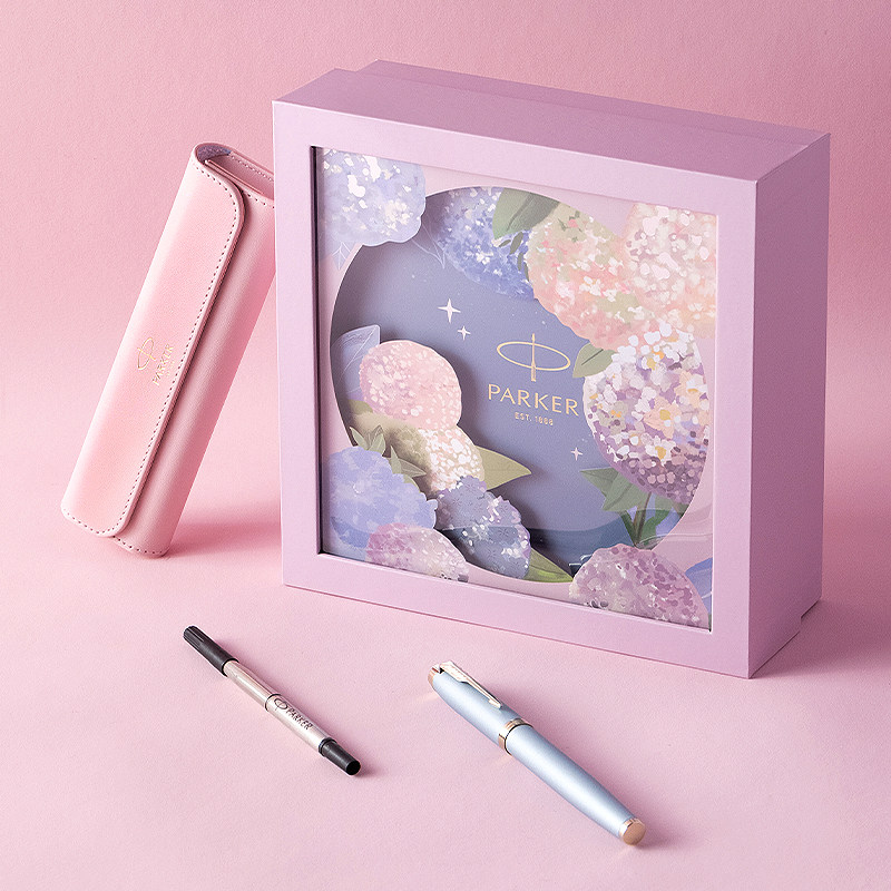 高級感のあるパーカー花柄シリーズ紫陽花ローラーボールペンギフ - Ideal Stationery & Office Supply のレビューと価格