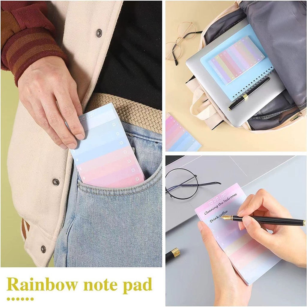 50ページ カラフルなグラデーション付箋 学校文具 学生用付 - Office Stationery Supply List のレビューと価格
