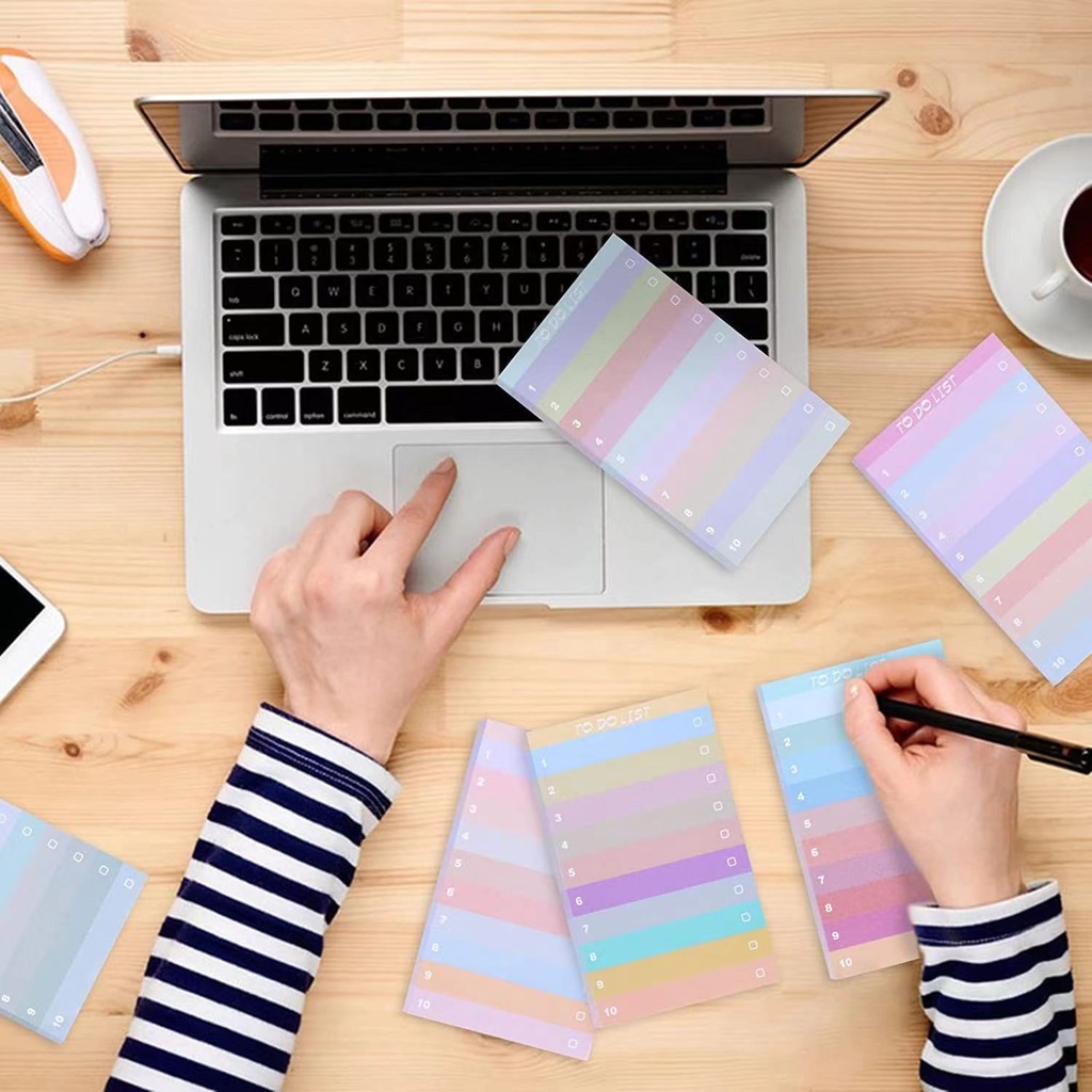 50ページ カラフルなグラデーション付箋 学校文具 学生用付 - Office Stationery Supply List のレビューと価格