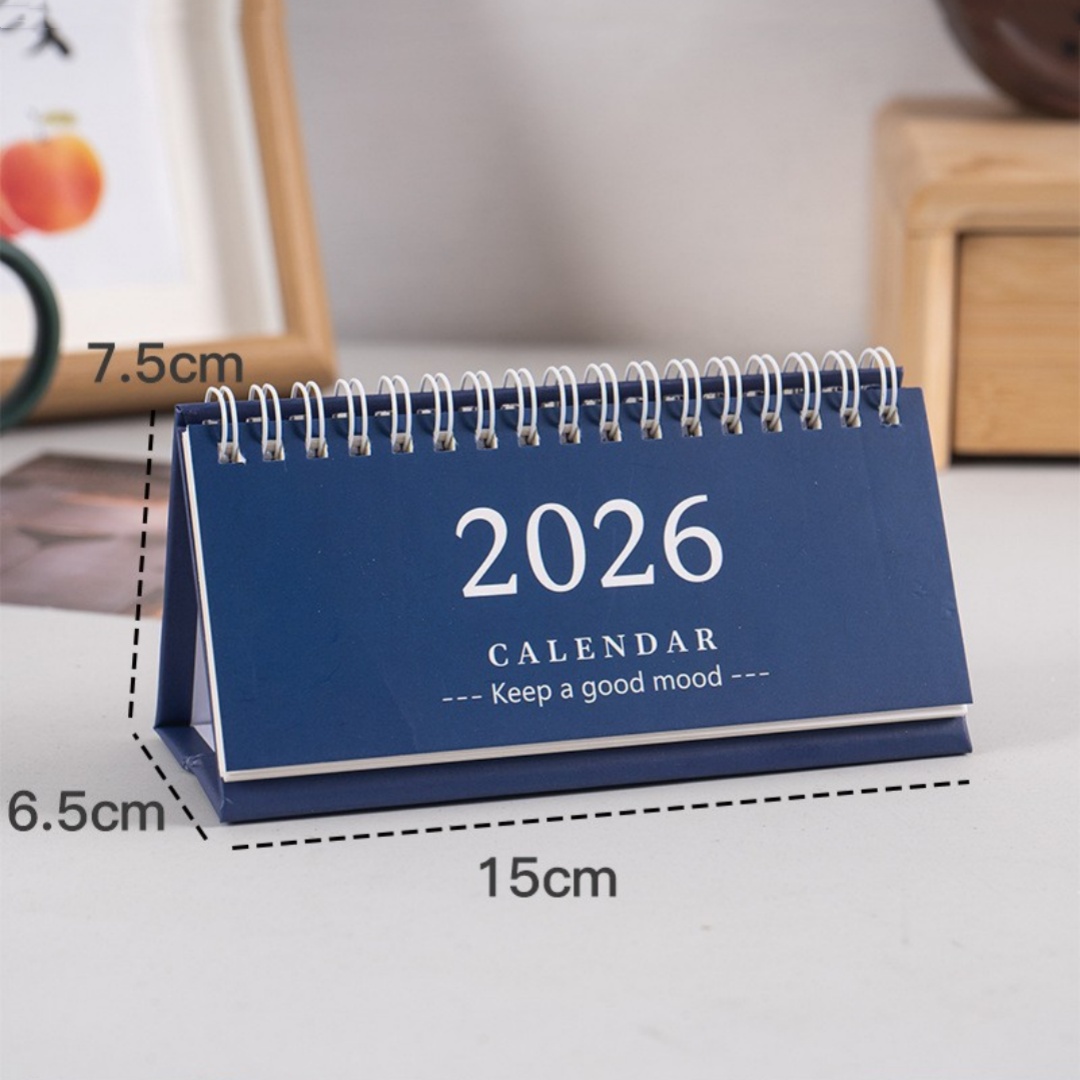 シンプルな卓上カレンダー 2025-2026 ミニプランナー - Office Stationery Supply List のレビューと価格