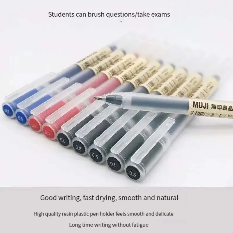 6/8 ピース/セット MUJIs ゲルペン黒/赤/青 0. - Gel Ink Pen Set のレビューと価格