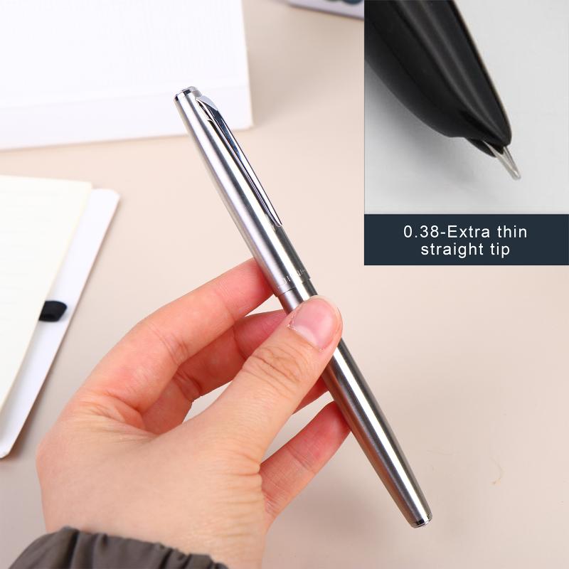 911 スチール万年筆 0.38 ミリメートル極細ペン先付き - Fountain Pen Ink のレビューと価格