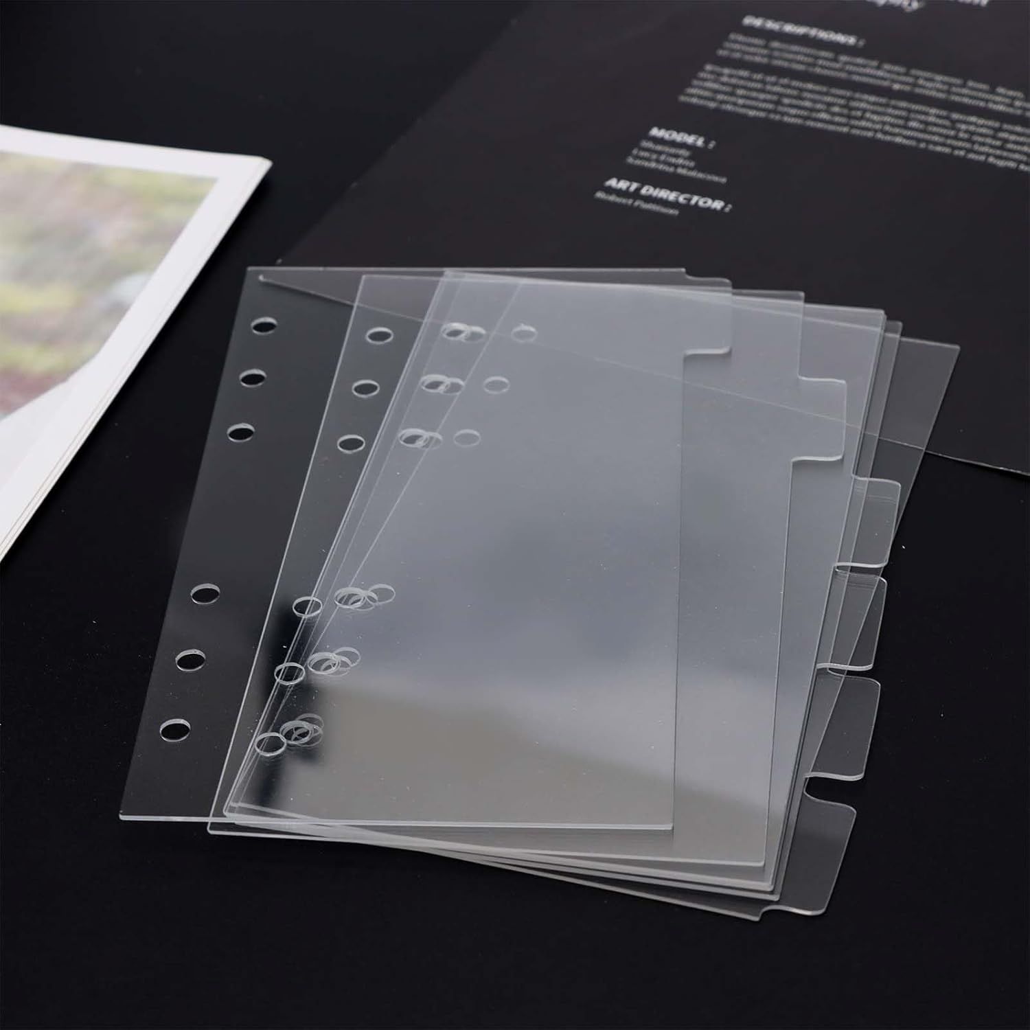 A5/A6/A7バインダーディバイダー プランナーアクセサリ - Index Tab Divider のレビューと価格